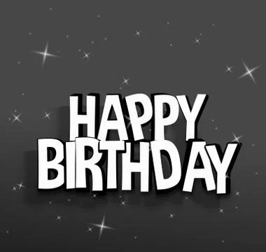 Happy birthday Stock Illustration