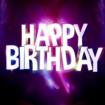 Happy birthday Stock Illustration