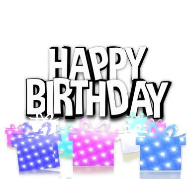 Happy birthday Stock Illustration