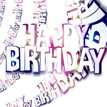 Happy birthday Stock Illustration
