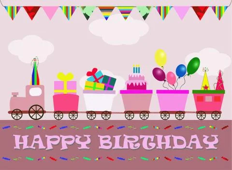 Happy birthday Stock Illustration