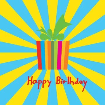 Happy birthday Stock Illustration