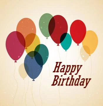 Happy birthday Stock Illustration