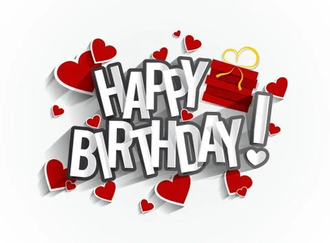 Happy Birthday Stock Illustration