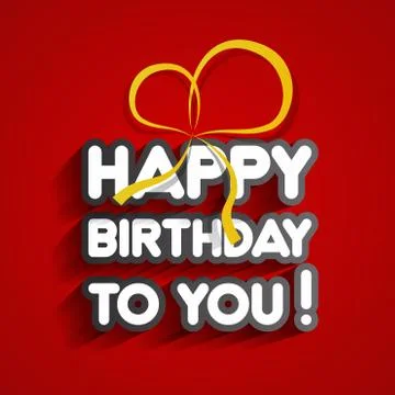 Happy Birthday Stock Illustration
