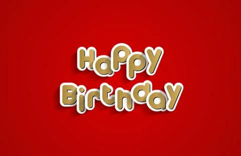 Happy Birthday Stock Illustration