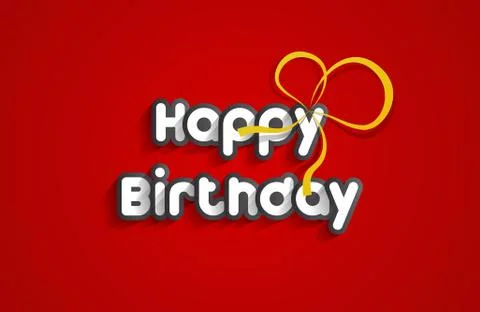 Happy Birthday Stock Illustration