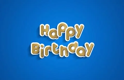 Happy Birthday Stock Illustration