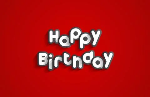 Happy Birthday Stock Illustration