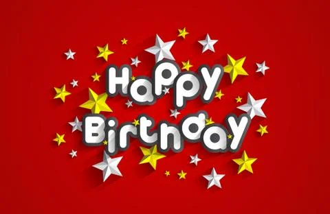 Happy Birthday Stock Illustration