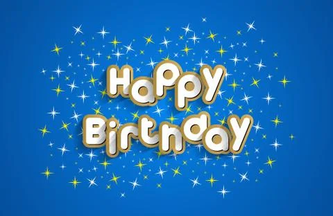 Happy Birthday Stock Illustration