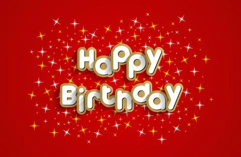 Happy Birthday Illustrazione stock