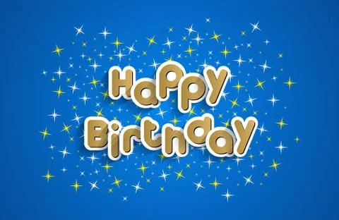 Happy Birthday Stock Illustration