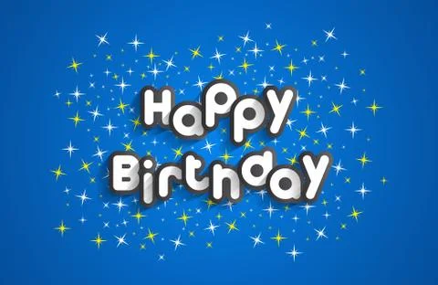 Happy Birthday Stock Illustration