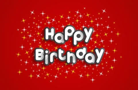 Happy Birthday Stock Illustration