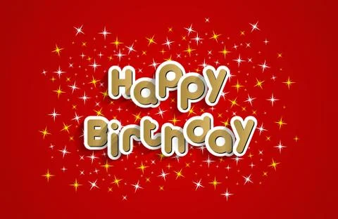Happy Birthday Stock Illustration