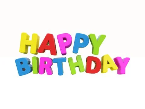 Happy birthday Stock Illustration