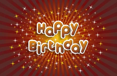 Happy Birthday Stock Illustration