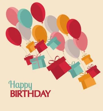Happy Birthday Stock Illustration