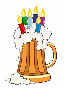 Happy Birthday Stock Illustration
