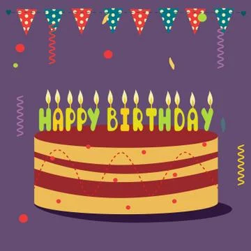 Happy birthday Stock Illustration