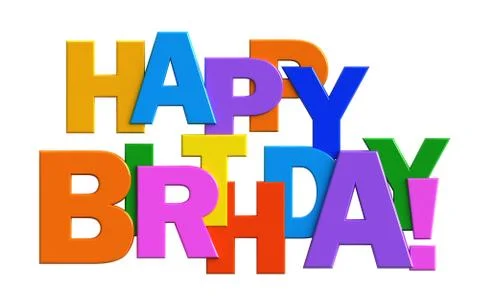Happy Birthday! Stock Illustration