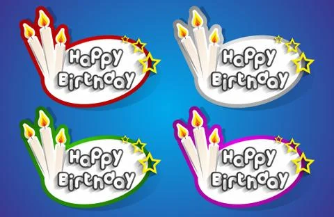 Happy Birthday Stock Illustration