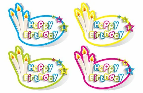 Happy Birthday Illustrazione stock