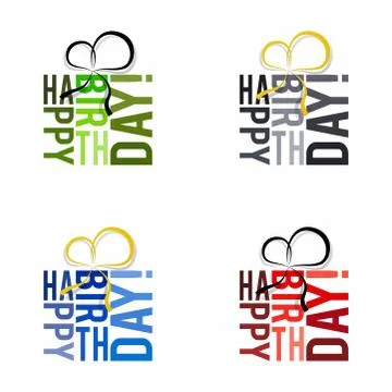 Happy Birthday Stock Illustration