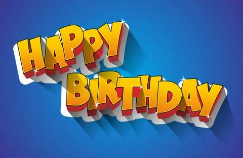 Happy Birthday Stock Illustration