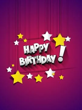 Happy Birthday Stock Illustration