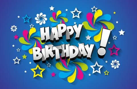 Happy Birthday Stock Illustration