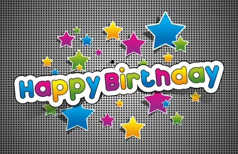 Happy Birthday Illustrazione stock