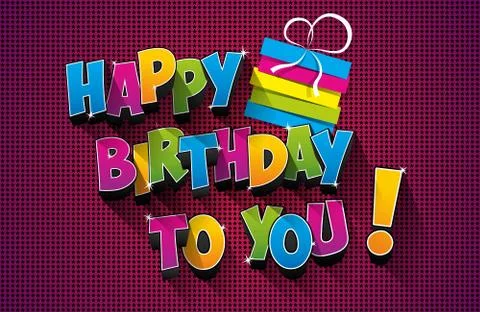 Happy Birthday Illustrazione stock