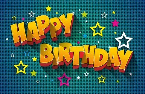 Happy Birthday Stock Illustration