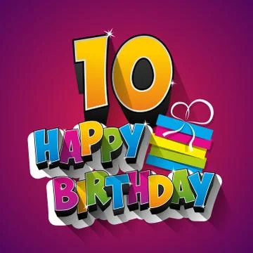 Happy Birthday Illustrazione stock