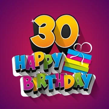 Happy Birthday Stock Illustration