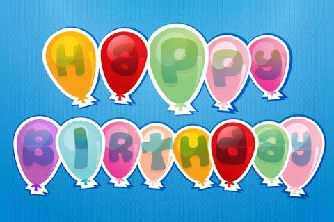 Happy birthday Stock Illustration
