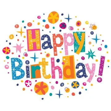 Happy Birthday Stock Illustration