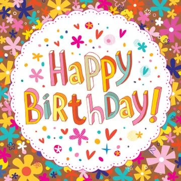 Happy Birthday Illustrazione stock