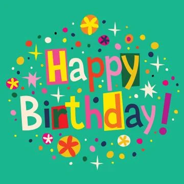 Happy Birthday Stock Illustration
