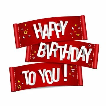 Happy Birthday Stock Illustration