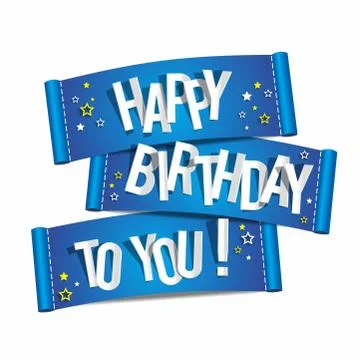 Happy Birthday Stock Illustration