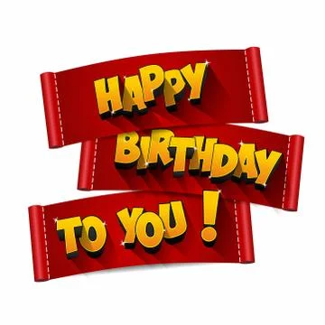 Happy Birthday Stock Illustration