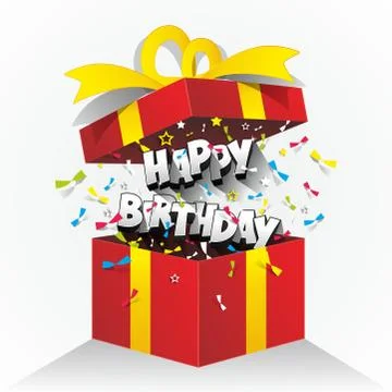 Happy Birthday Stock Illustration