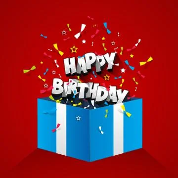 Happy Birthday Stock-Illustration