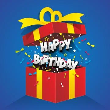 Happy Birthday Stock Illustration