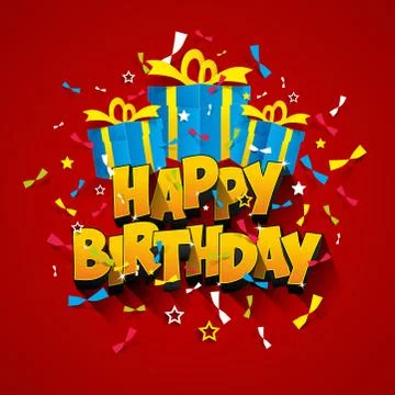 Happy Birthday Stock Illustration