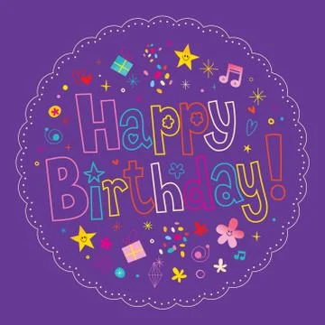 Happy Birthday Stock Illustration