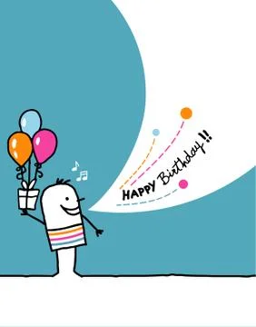 Happy birthday Stock Illustration